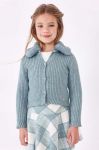 Дитячий кардиган Mayoral легкий колір блакитний (3432231)